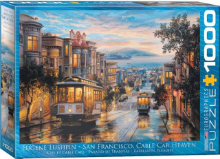 Játék San Francisco Cable Car Heaven 1000pc Puzzle Eurographics