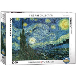 Gra/Zabawka Sternennacht von Vincent van Gogh 1000 Teile Eurographics