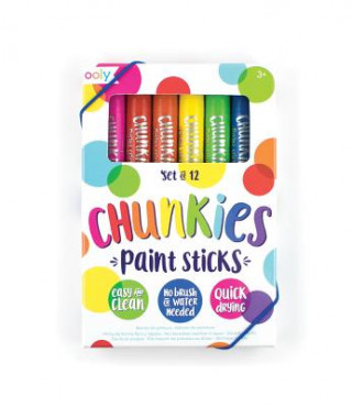 Kniha Chunkies Paint Sticks - Set of 12 Llc Ooly