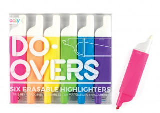 Kniha Do-Overs Erasable Highlighters (Set of 6) Llc Ooly