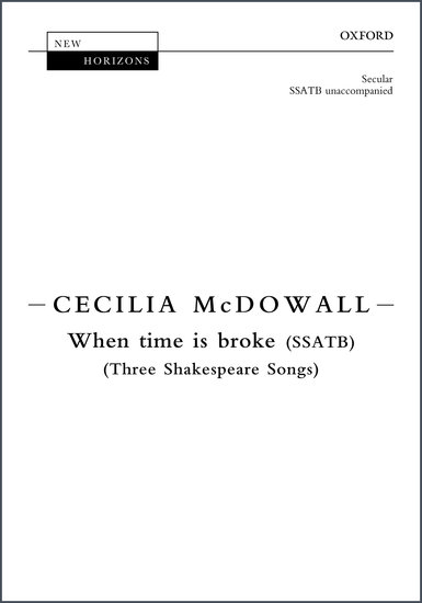 Knjiga When time is broke Cecilia McDowall