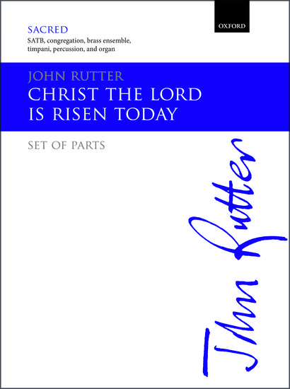Livro Christ the Lord is risen today John Rutter