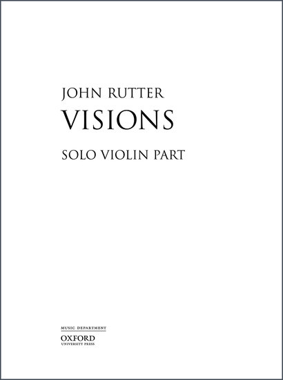 Knjiga Visions John Rutter