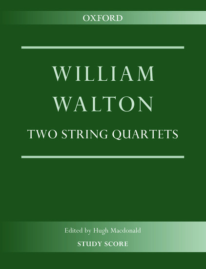 Knjiga Two String Quartets William Walton