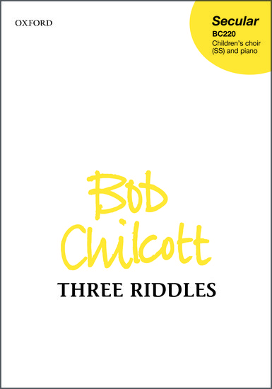 Knjiga Three Riddles Bob Chilcott