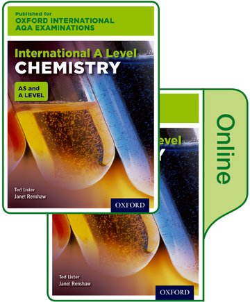 Kniha Oxford International AQA Examinations: International A Level Chemistry: Print and Online Textbook Pack Ted Lister