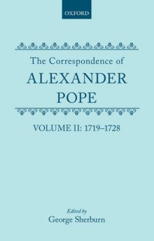 Kniha Correspondence of Alexander Pope Alexander Pope