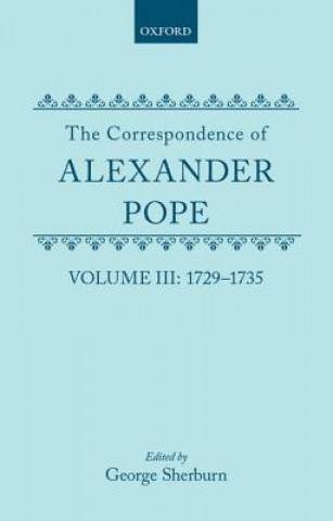 Książka Correspondence of Alexander Pope Alexander Pope