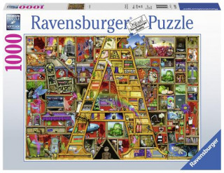 Joc / Jucărie Awesome Alphabet "A". Puzzle 1000 Teile Ravensburger
