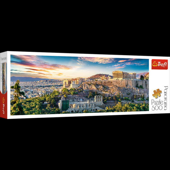 Hra/Hračka Panoramatické puzzle Akropolis, Athény 500 dílků 