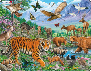 Game/Toy PUZZLE MAXI - Amurský tygr v sibiřském létě/36 dílků 