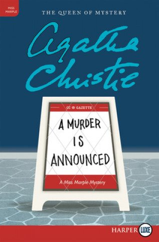 Kniha A Murder Is Announced: A Miss Marple Mystery Agatha Christie