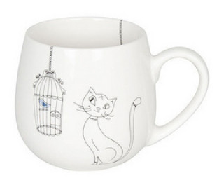 Kniha Hrnek Snuggle mug Cats and Birds 