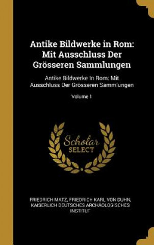 Book Antike Bildwerke in ROM: Mit Ausschluss Der Grösseren Sammlungen: Antike Bildwerke in Rom: Mit Ausschluss Der Grösseren Sammlungen; Volume 1 Friedrich Matz