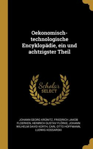 Könyv Oekonomisch-Technologische Encyklopädie, Ein Und Achtzigster Theil Johann Georg Krunitz