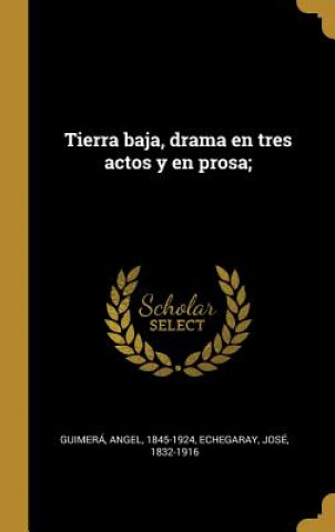 Carte Tierra baja, drama en tres actos y en prosa; Angel Guimera