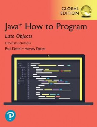 Könyv Java How to Program, Late Objects, Global Edition Harvey Deitel