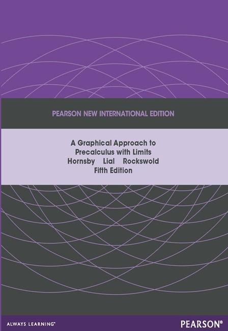 Carte Graphical Approach to Precalculus with Limits Pearson New International Edition, plus MyMathLab without eText John Hornsby
