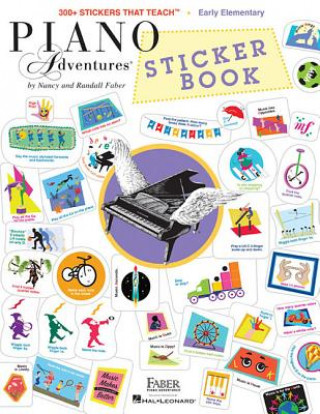 Kniha Piano Adventures Sticker Book Nancy Faber