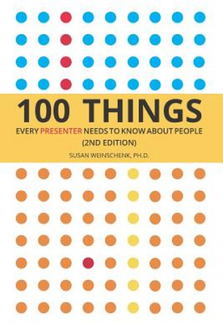 Carte 100 Things Every Presenter Needs To Know About People Susan Weinschenk Ph D
