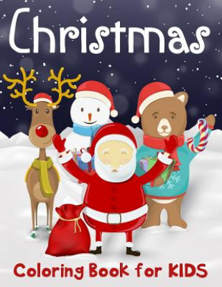 Kniha Christmas Coloring Book for Kids: 50 Merry Christmas Coloring Pages for Kids K Imagine Education