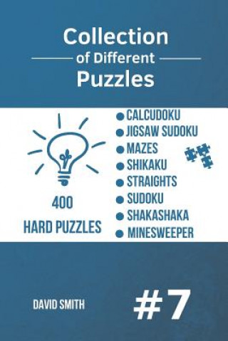 Könyv Collection of Different Puzzles - 400 Hard Puzzles David Smith