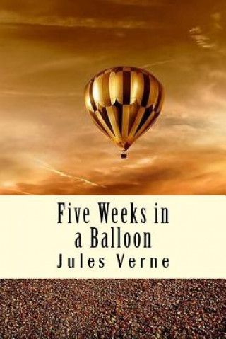 Carte Five Weeks in a Balloon Jules Verne