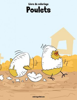 Book Livre de coloriage Poulets 3 Nick Snels