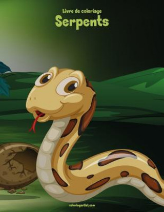 Kniha Livre de coloriage Serpents 1 Nick Snels