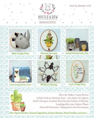 Carte Bustle & Sew Magazine Issue 84 January 2018 Helen Dickson