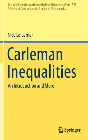 Könyv Carleman Inequalities Nicolas Lerner