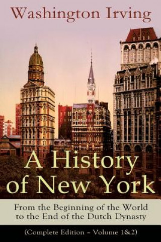 Libro History of New York Washington Irving