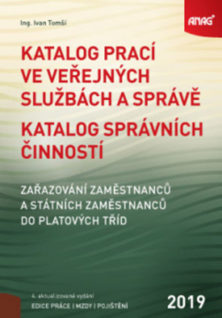 Kniha Katalog prací ve veřejných službách a správě 2019 Ivan Tomší