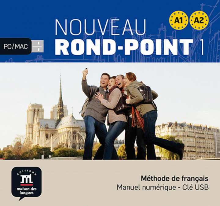 Könyv Nouveau Rond-Point 1 (A1-A2) – Clé USB 