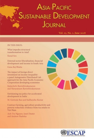 Kniha Asia-Pacific Sustainable Development Journal 2018, Issue No. 1 United Nations Economic and Social Commission for Asia and the Pacific