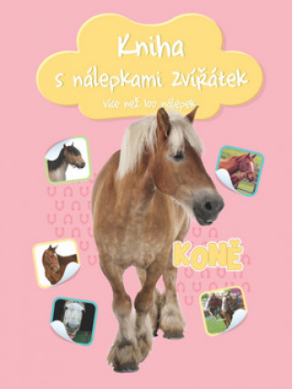 Book Kniha s nálepkami zvířátek Koně 