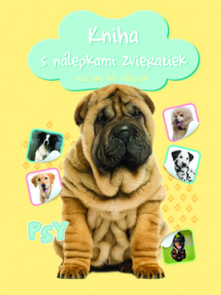 Carte Kniha s nálepkami zvieratiek Psy 