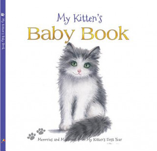 Kniha My Kitten's Baby Book Wendy Straw