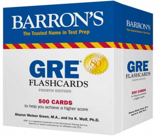 Książka GRE Flashcards: 500 Flashcards to Help You Achieve a Higher Score Sharon Weiner Green