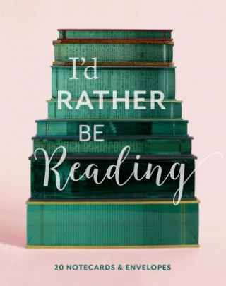 Drukwerk I'd Rather Be Reading: 20 Notecards & Envelopes Guinevere de la Mare