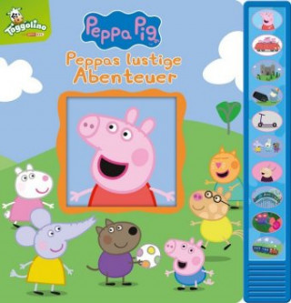Carte Peppa Pig - Peppas lustige Abenteuer - Vorlese-Pappbilderbuch mit 10 fröhlichen Geräuschen 
