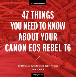 Könyv 47 Things You Need to Know About Your Canon EOS Rebel T6 David D. Busch