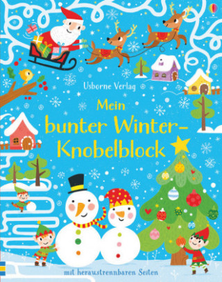 Könyv Mein bunter Winter-Knobelblock Simon Tudhope