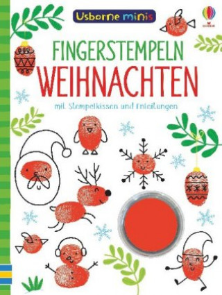 Buch Usborne Minis: Fingerstempeln Weihnachten Sam Smith