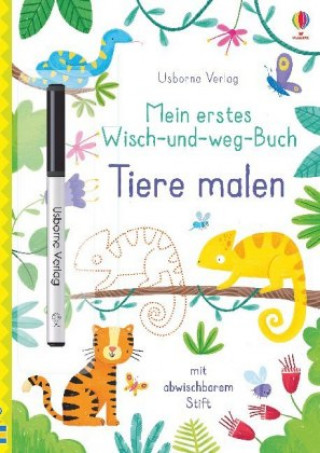 Könyv Mein erstes Wisch-und-weg-Buch: Tiere malen Kirsteen Robson