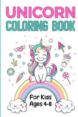 Kniha Unicorn Coloring Book: For Kids Activity Books