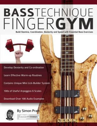 Kniha Bass Technique Finger Gym Simon Pratt