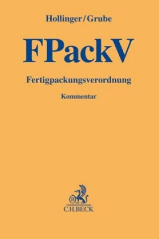 Book Fertigpackungsverordnung Friedrich Hollinger