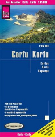 Drucksachen Reise Know-How Landkarte Korfu / Corfu 1:65.000 Reise Know-How Verlag Peter Rump