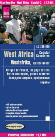 Έντυπα Reise Know-How Landkarte Westafrika, Küstenländer (1:2.200.000) : von Senegal bis Nigeria Reise Know-How Verlag Peter Rump